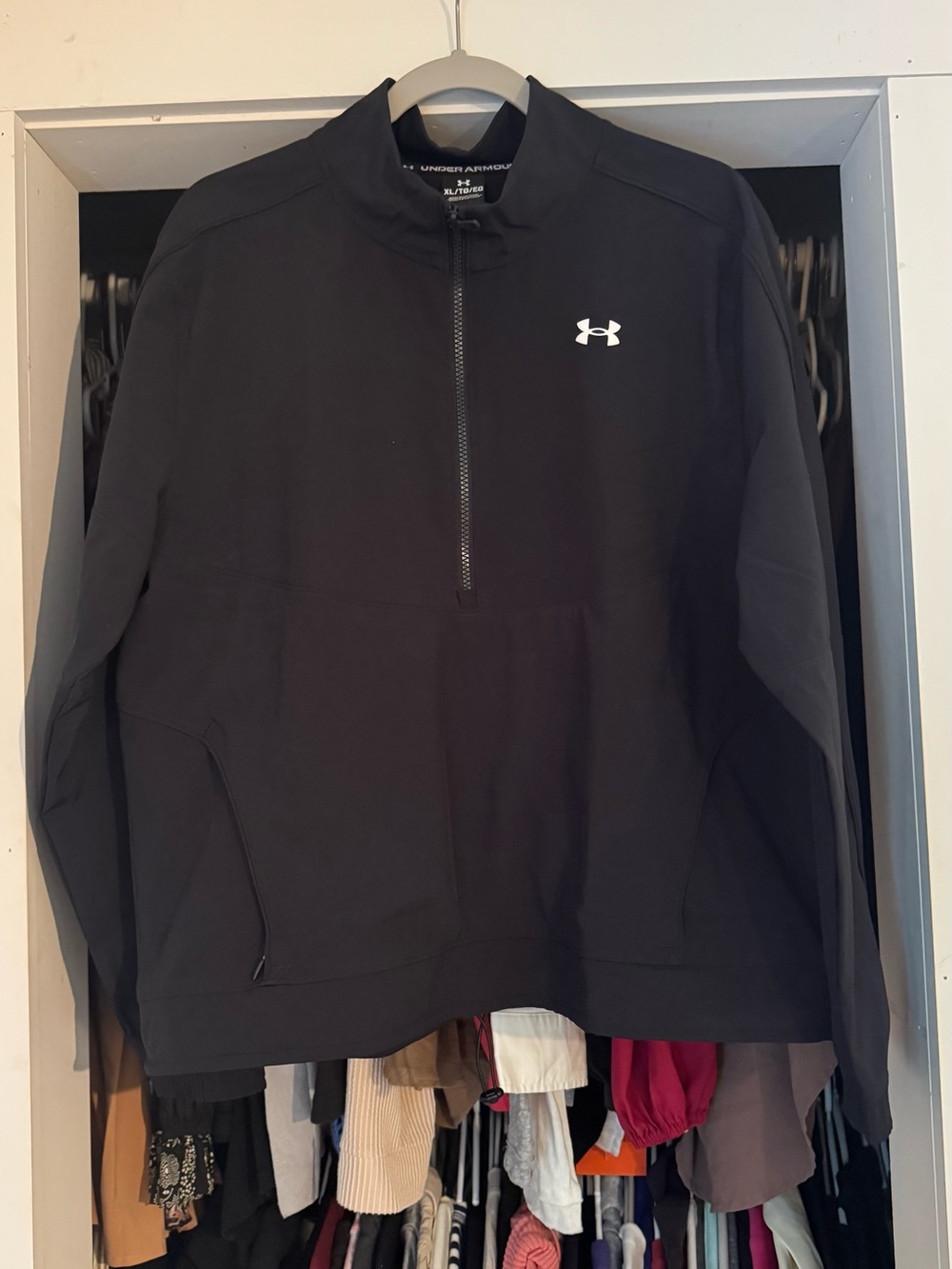 Under Armour Black 1/4 Zip Performance Pullover